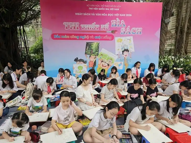 Sự kiện có các hoạt động hấp dẫn cho các em học sinh Ngày Sách Và Văn Hóa Đọc Việt Nam 2026: Mạch Tri Thức – Từ Trang Sách Đến Không Gian Số